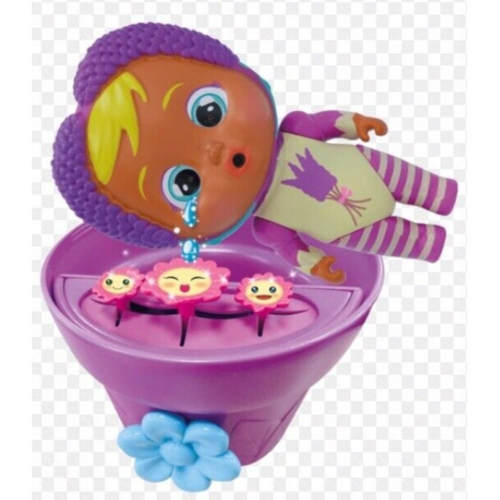 Cry Babies Violet Happy Flowers Magic Tears 5" Doll New Open Stock - Picture 4 of 15